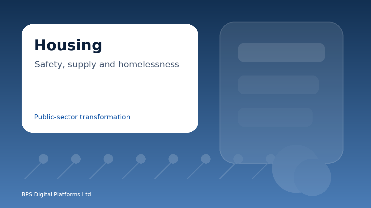 Housing transformation visual